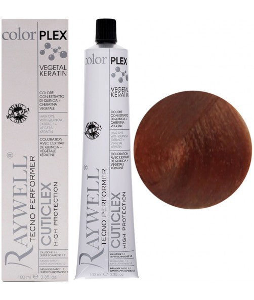 Curated visual reference: Picture Idea: 7 4 Raywell Colorplex Vegetal Keratin Intense Copper Blonde Hair
