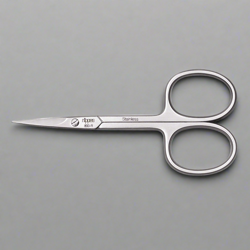 Nippes 800R Curved Cuticle Scissors – Precision for Perfect Nail Care - Salonserv Direct