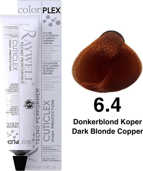 Raywell Dark Blonde Copper 6.4 – Professional Bond-Repair Hair Color