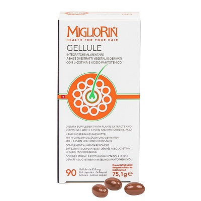 A nutrient-rich supplement designed to support stronger, healthier hair from within. Formulated with millet extract, biotin, keratin, vitamins, and minerals, Migliorin Gel Tablets help reduce hair thinning, improve scalp health, and promote natural hair growth. Ideal for those experiencing hair loss, weak, or brittle hair.