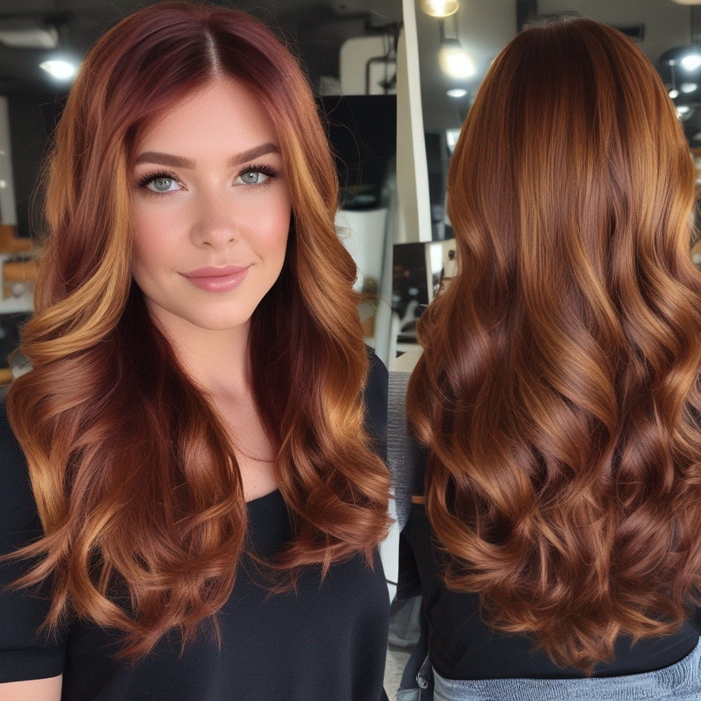 4.63 Mahogany Golden Blonde Hair Colour - 100ml - Tulipa Hair & Beauty 