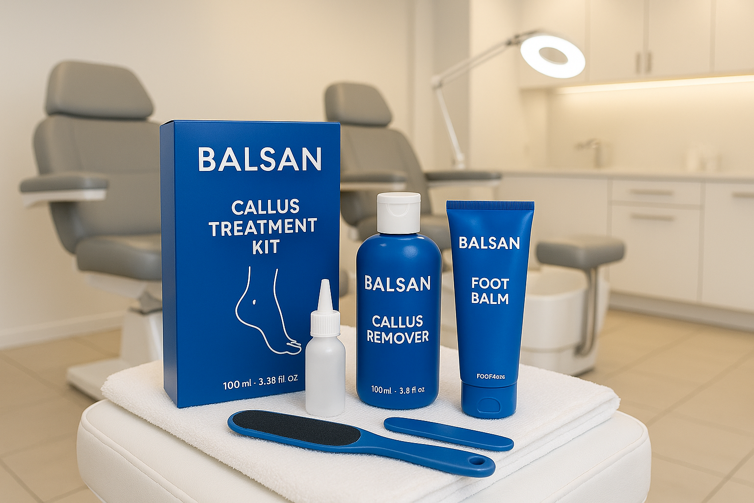 Professional Balsan Callus Treatment Kit - Complete Foot Care Solution
