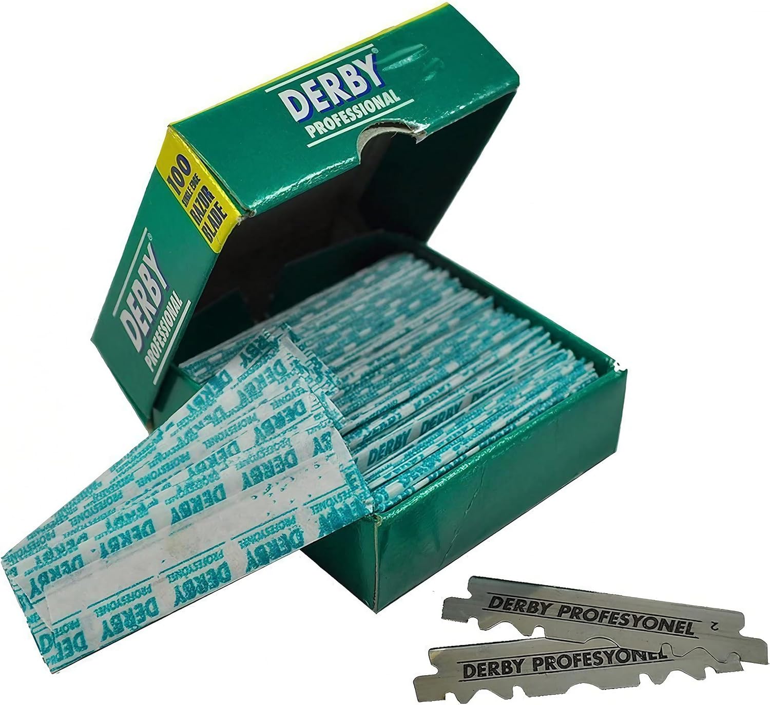 Derby Professional Single Edge Razor Blades 100 Packet