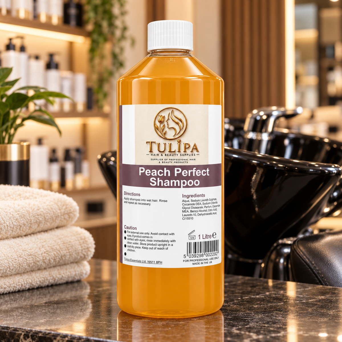 Tulipa Peach Perfect Professional Shampoo 1 Litre