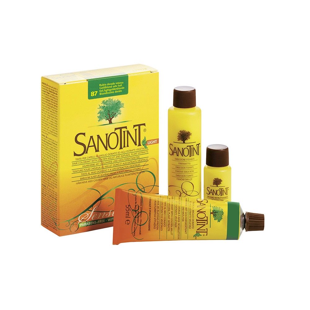 87 Sanotint Sensitive/Light - Extra Light Golden Blonde Hair dye - Tulipa Hair & Beauty 