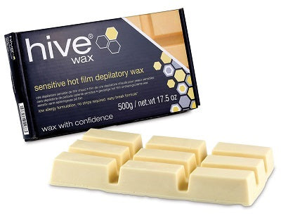 Options by Hive waxes are formulated from the highest quality ingredients to ensure excellent and consistent waxing results. A popular choice with professional beauty therapists worldwide. A unique, pliable hot film wax containing plasticides to provide superior hair removal results on sensitive areas of stubborn hair growth. Has a low allergy risk formation, ideal for use on sensitive skin and excellent for use in Brazilian waxing.